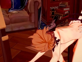 Genshin Impact Yaoi：Zhongli和Tartaglia在蒸蒸日上 korean cam porn gay