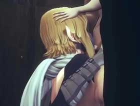 Zelda的感性冒险：Femboy Link的手和口交技能 hot public gay porn