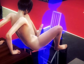 亚洲Femboy在动画视频中以恋物癖和粗糙的性爱主导 chinese public gay porn